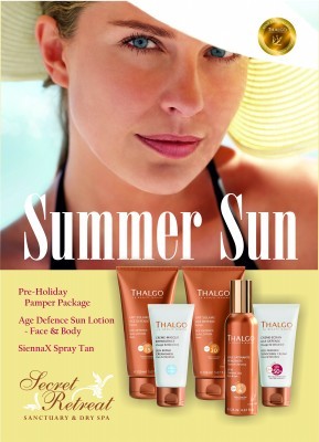 Secret Retreat Summer Sun 2015 Poster A3